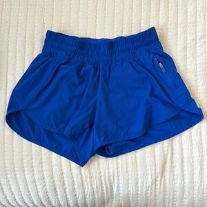 Royal Blue Lululemon Tracker Shorts